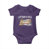 Funny Christmas Vacation Litter's Full Cat Baby Onesie Xmas Movie - Wonder Print Shop