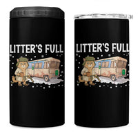 Funny Christmas Vacation Litter's Full Cat 4 in 1 Can Cooler Tumbler Xmas Movie - Wonder Print Shop