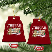 Funny Christmas Vacation Litter's Full Cat Ceramic Ornament Xmas Movie - Wonder Print Shop