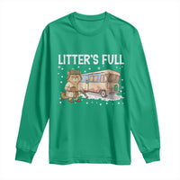 Funny Christmas Vacation Litter's Full Cat Long Sleeve Shirt Xmas Movie - Wonder Print Shop