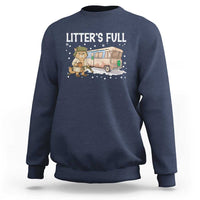 Funny Christmas Vacation Litter's Full Cat Sweatshirt Xmas Movie - Wonder Print Shop