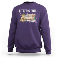 Funny Christmas Vacation Litter's Full Cat Sweatshirt Xmas Movie - Wonder Print Shop