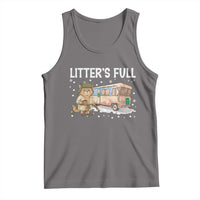 Funny Christmas Vacation Litter's Full Cat Tank Top Xmas Movie - Wonder Print Shop