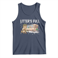 Funny Christmas Vacation Litter's Full Cat Tank Top Xmas Movie - Wonder Print Shop