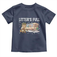 Funny Christmas Vacation Litter's Full Cat Toddler T Shirt Xmas Movie - Wonder Print Shop