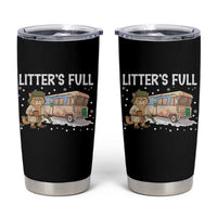Funny Christmas Vacation Litter's Full Cat Tumbler Cup Xmas Movie - Wonder Print Shop