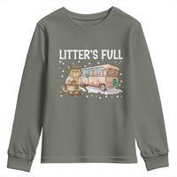 Funny Christmas Vacation Litter's Full Cat Youth Sweatshirt Xmas Movie - Wonder Print Shop