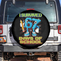 Funny I Survived 67 Days Of School Spare Tire Cover Six Seven Meme Pixel Game Gen Alpha - Wonder Print Shop