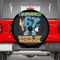 Funny I Survived 67 Days Of School Spare Tire Cover Six Seven Meme Pixel Game Gen Alpha - Wonder Print Shop