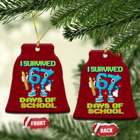 Funny I Survived 67 Days Of School Ceramic Ornament Six Seven Meme Pixel Game Gen Alpha - Wonder Print Shop