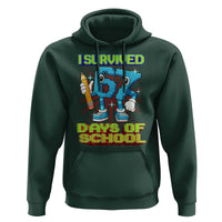 Funny I Survived 67 Days Of School Hoodie Six Seven Meme Pixel Game Gen Alpha - Wonder Print Shop