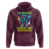 Funny I Survived 67 Days Of School Hoodie Six Seven Meme Pixel Game Gen Alpha - Wonder Print Shop