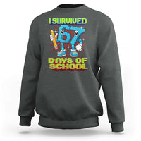 Funny I Survived 67 Days Of School Sweatshirt Six Seven Meme Pixel Game Gen Alpha - Wonder Print Shop