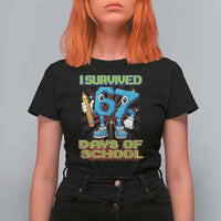 Funny I Survived 67 Days Of School T Shirt For Women Six Seven Meme Pixel Game Gen Alpha - Wonder Print Shop