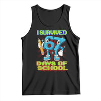 Funny I Survived 67 Days Of School Tank Top Six Seven Meme Pixel Game Gen Alpha - Wonder Print Shop
