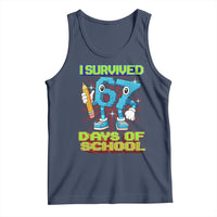 Funny I Survived 67 Days Of School Tank Top Six Seven Meme Pixel Game Gen Alpha - Wonder Print Shop