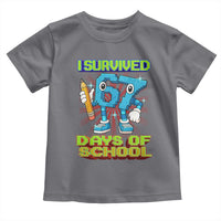 Funny I Survived 67 Days Of School Toddler T Shirt Six Seven Meme Pixel Game Gen Alpha - Wonder Print Shop