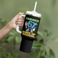 Funny I Survived 67 Days Of School Tumbler With Handle Six Seven Meme Pixel Game Gen Alpha - Wonder Print Shop