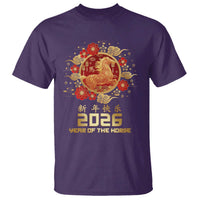 Chinese New Year 2026 Year of The Horse T Shirt Golden Zodiac Horse - Wonder Print Shop