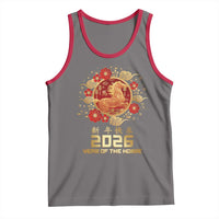Chinese New Year 2026 Year of The Horse Tank Top Golden Zodiac Horse - Wonder Print Shop