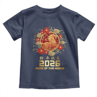 Chinese New Year 2026 Year of The Horse Toddler T Shirt Golden Zodiac Horse - Wonder Print Shop