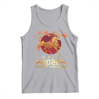 Chinese New Year 2026 Year of The Horse Tank Top Cherry Blossom - Wonder Print Shop