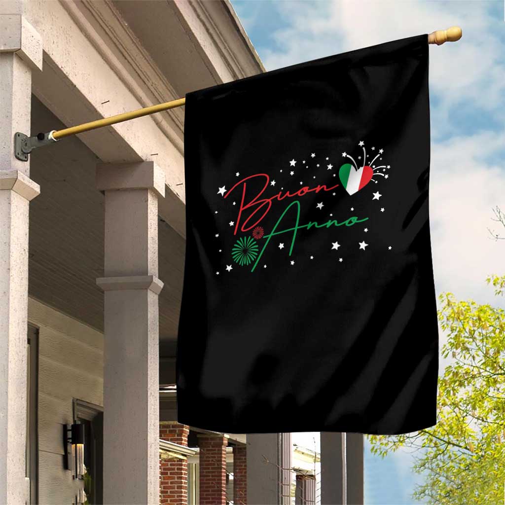 Funny Buon Anno Itlalian New Year Garden Flag - Wonder Print Shop