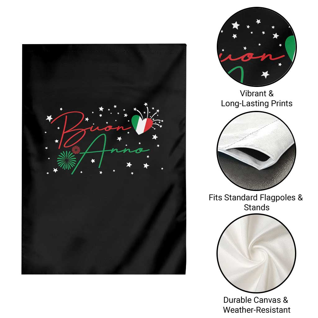 Funny Buon Anno Itlalian New Year Garden Flag - Wonder Print Shop