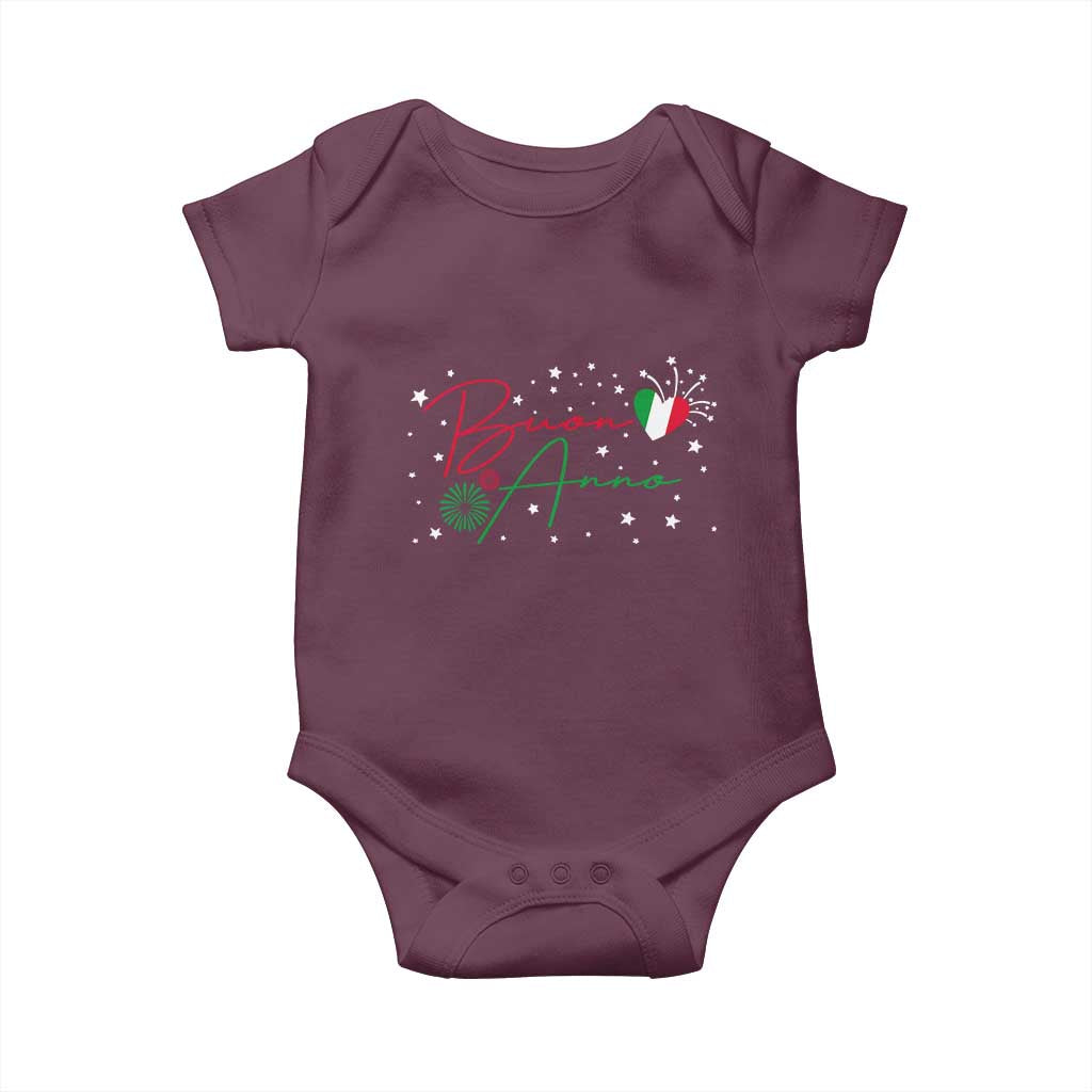 Funny Buon Anno Itlalian New Year Baby Onesie - Wonder Print Shop