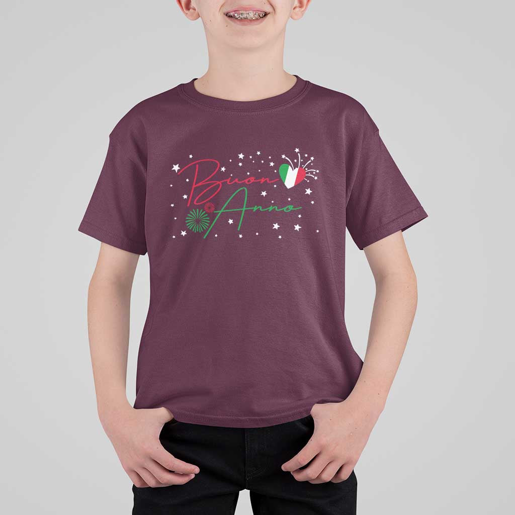 Funny Buon Anno Itlalian New Year T Shirt For Kid - Wonder Print Shop