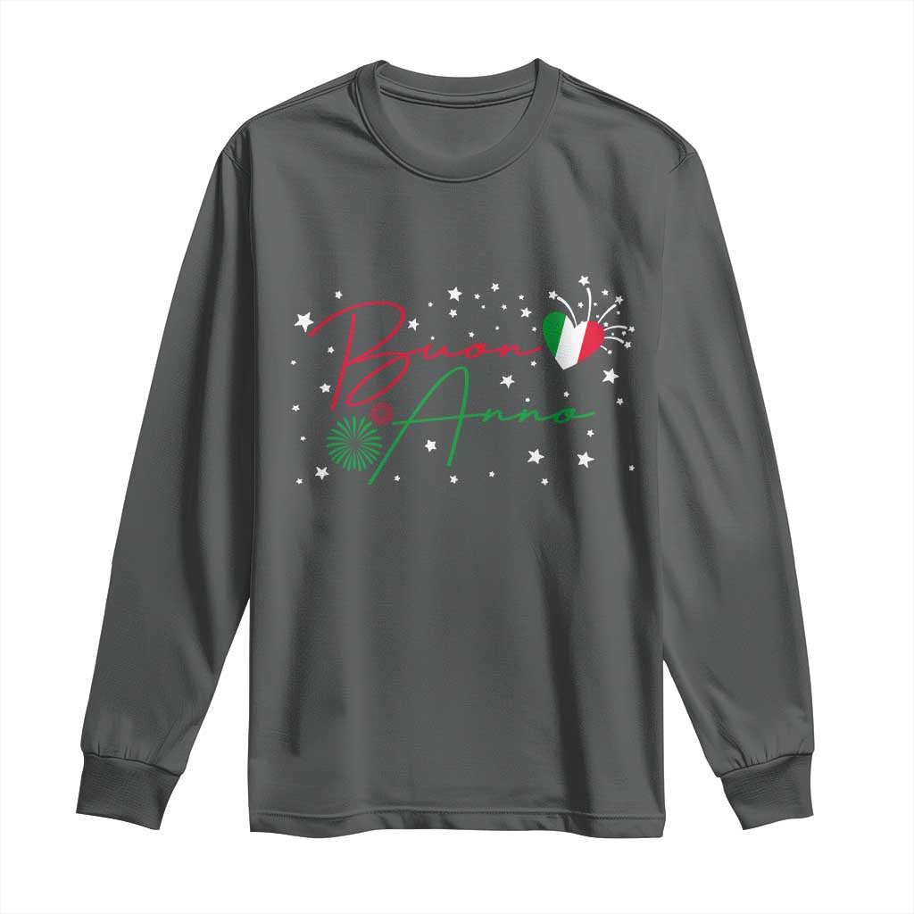Funny Buon Anno Itlalian New Year Long Sleeve Shirt - Wonder Print Shop