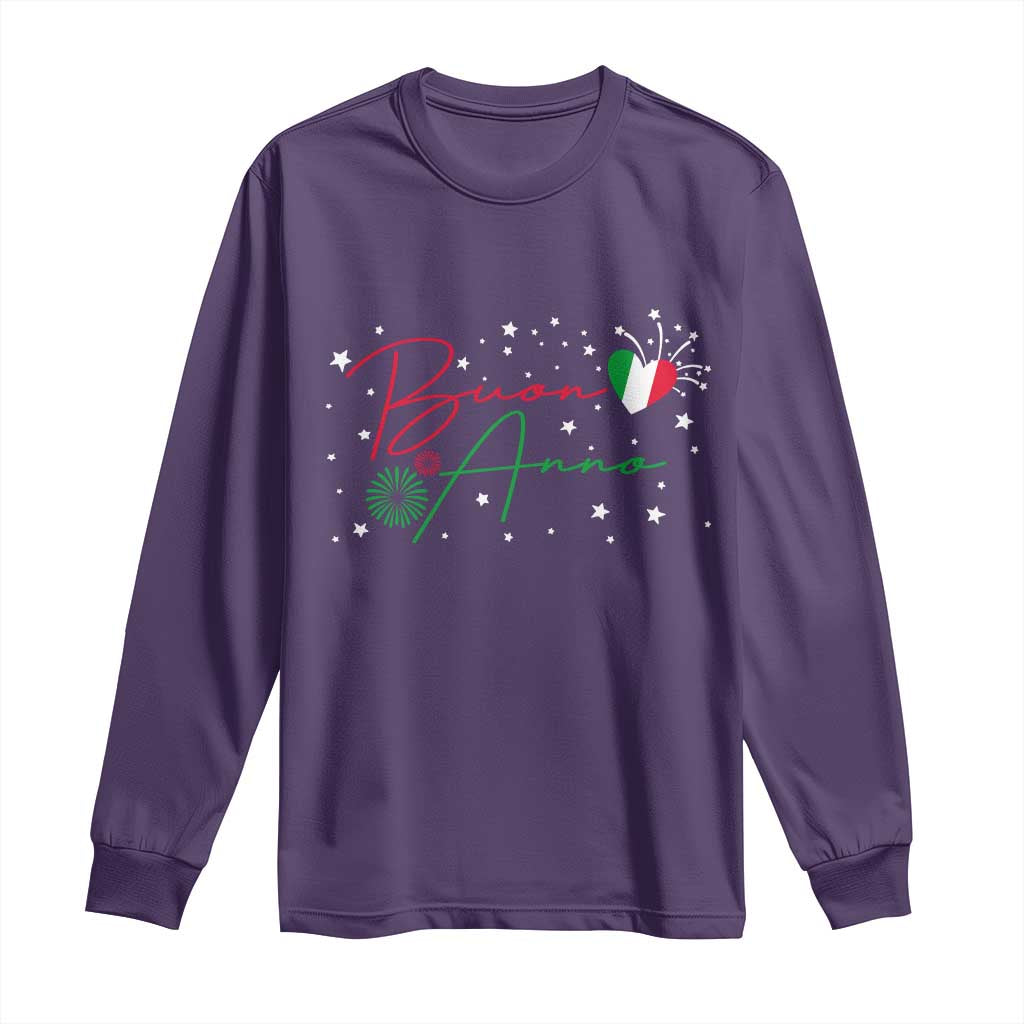 Funny Buon Anno Itlalian New Year Long Sleeve Shirt - Wonder Print Shop