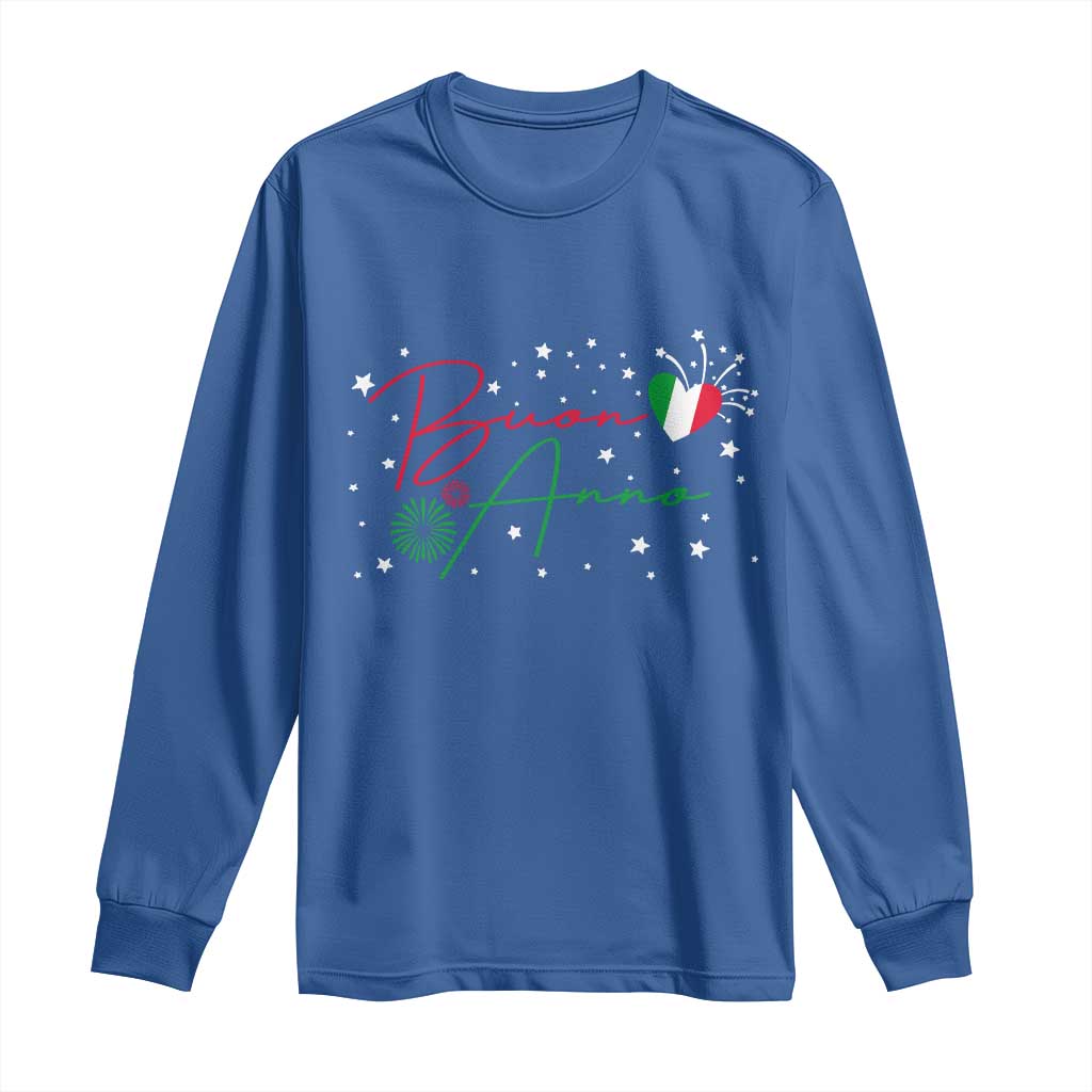 Funny Buon Anno Itlalian New Year Long Sleeve Shirt - Wonder Print Shop