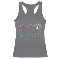 Funny Buon Anno Itlalian New Year Racerback Tank Top - Wonder Print Shop