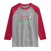Funny Buon Anno Itlalian New Year Raglan Shirt - Wonder Print Shop