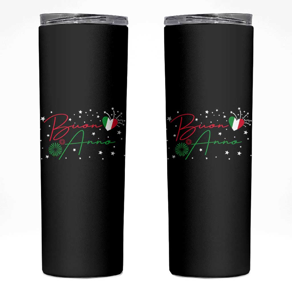 Funny Buon Anno Itlalian New Year Skinny Tumbler - Wonder Print Shop