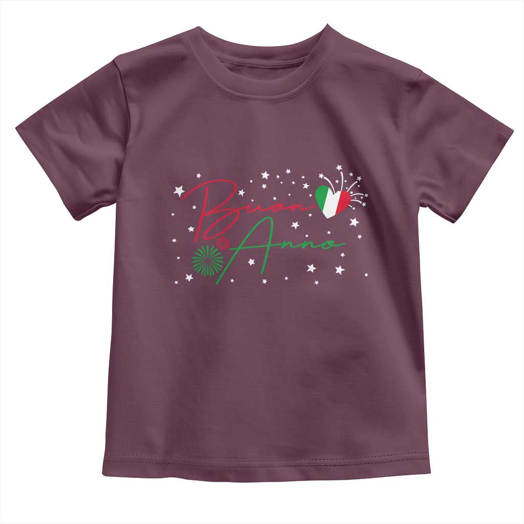 Funny Buon Anno Itlalian New Year Toddler T Shirt - Wonder Print Shop