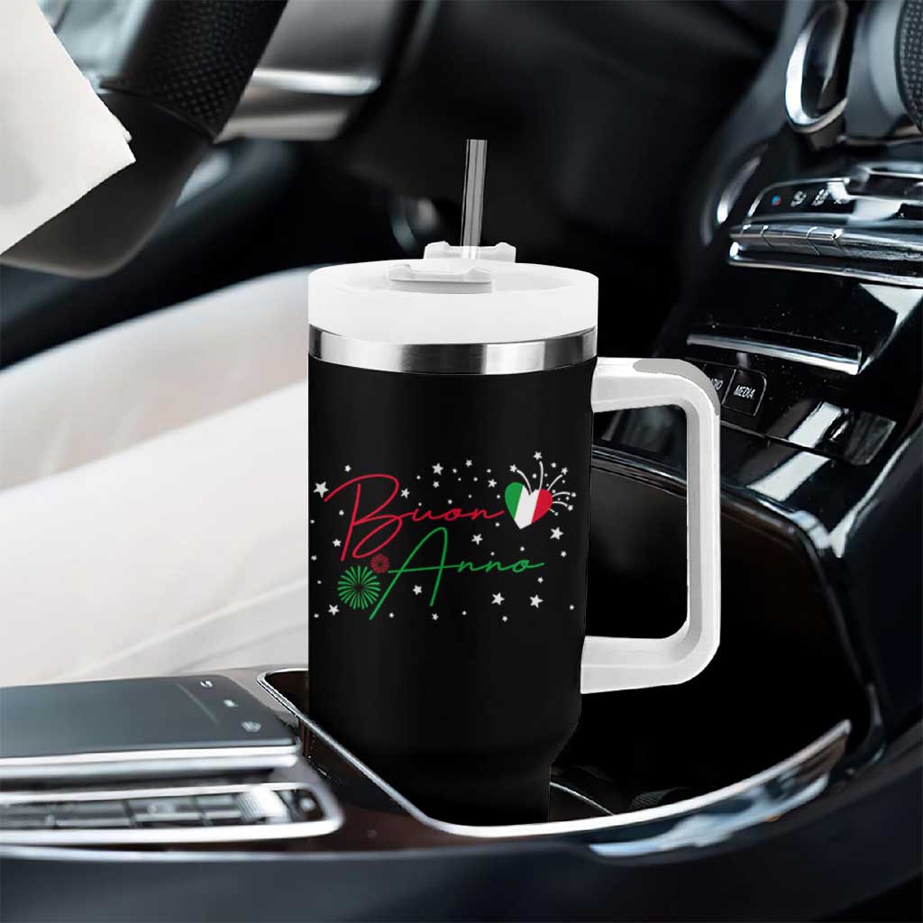 Funny Buon Anno Itlalian New Year Tumbler With Handle - Wonder Print Shop