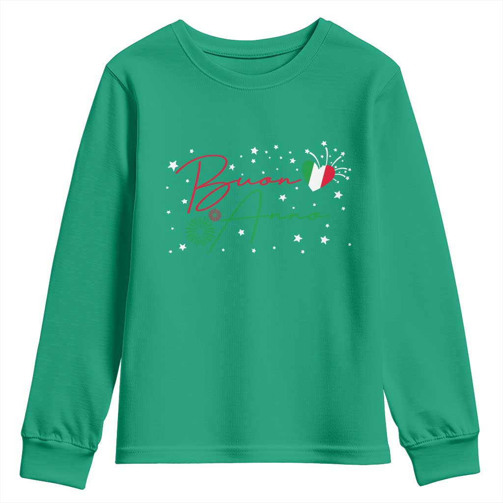 Funny Buon Anno Itlalian New Year Youth Sweatshirt - Wonder Print Shop