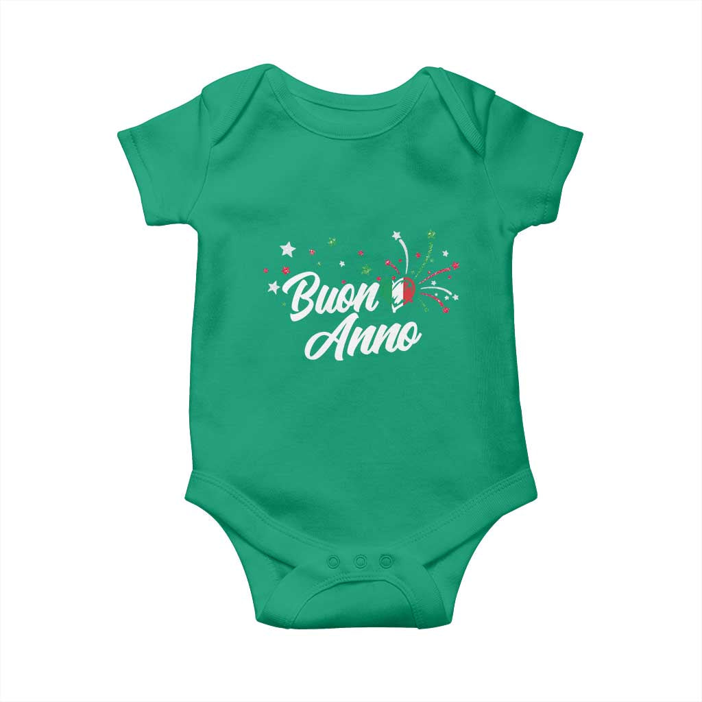 Funny Buon Anno Itlalian New Year Baby Onesie Italy Heart - Wonder Print Shop