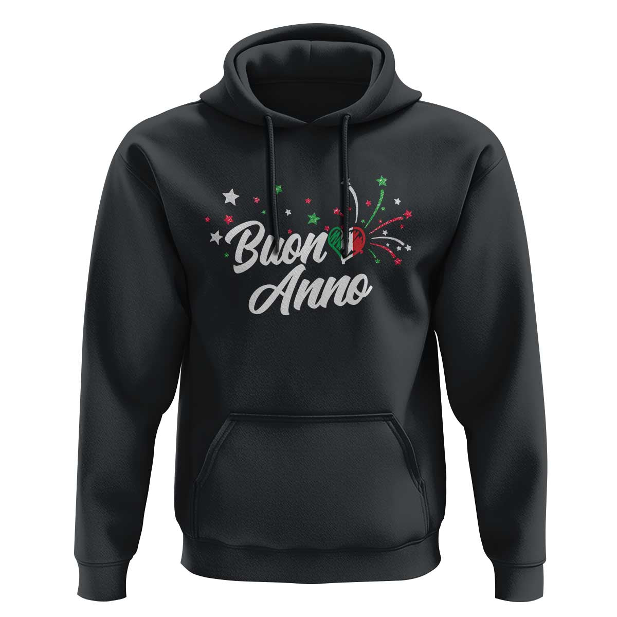 Funny Buon Anno Itlalian New Year Hoodie Italy Heart - Wonder Print Shop