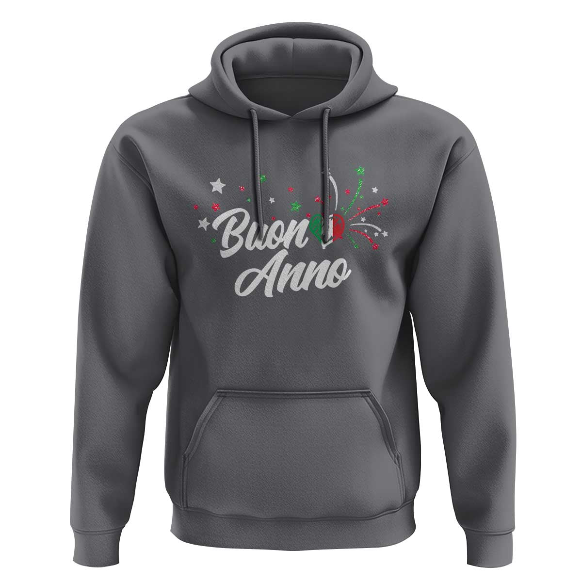 Funny Buon Anno Itlalian New Year Hoodie Italy Heart - Wonder Print Shop
