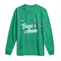Funny Buon Anno Itlalian New Year Long Sleeve Shirt Italy Heart - Wonder Print Shop