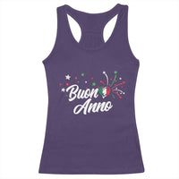 Funny Buon Anno Itlalian New Year Racerback Tank Top Italy Heart - Wonder Print Shop