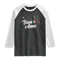 Funny Buon Anno Itlalian New Year Raglan Shirt Italy Heart - Wonder Print Shop