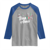 Funny Buon Anno Itlalian New Year Raglan Shirt Italy Heart - Wonder Print Shop