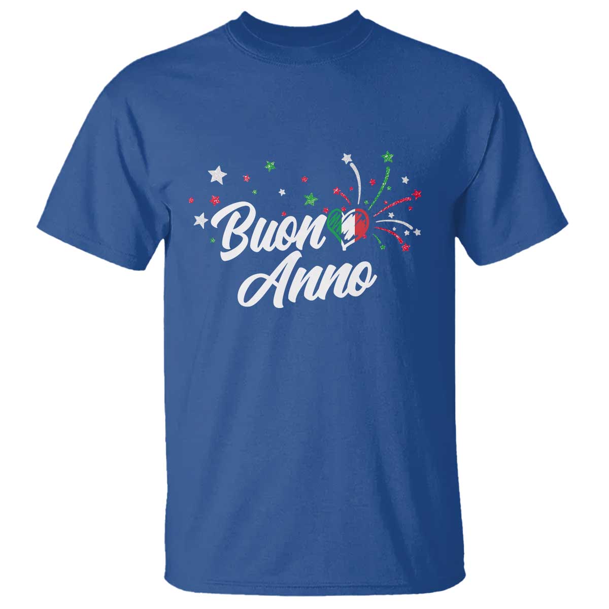 Funny Buon Anno Itlalian New Year T Shirt Italy Heart - Wonder Print Shop