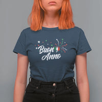 Funny Buon Anno Itlalian New Year T Shirt For Women Italy Heart - Wonder Print Shop