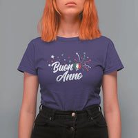 Funny Buon Anno Itlalian New Year T Shirt For Women Italy Heart - Wonder Print Shop