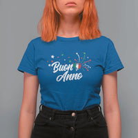 Funny Buon Anno Itlalian New Year T Shirt For Women Italy Heart - Wonder Print Shop